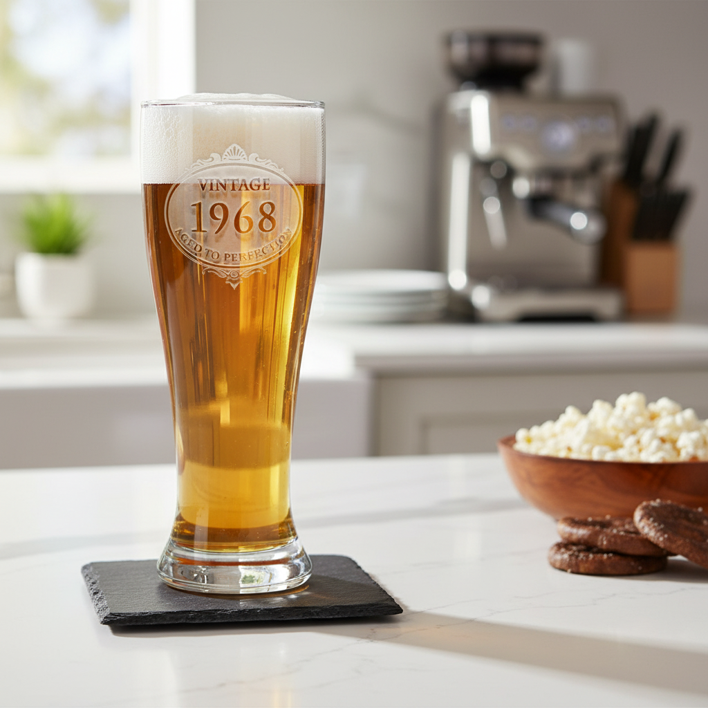 Birthday Pilsner Beer Glass