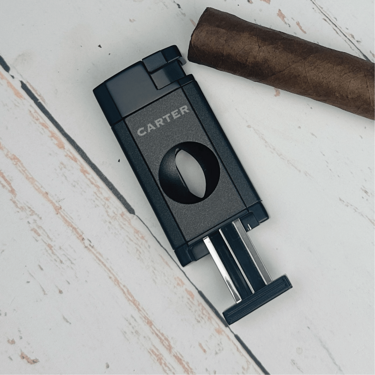 Unique Personalized V - Cut Lighter Customized Cigar Gifts for Men by Groovy Guy