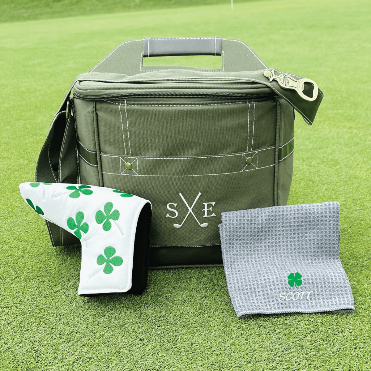 Unique Personalized Lucky Golfer Set Customized Gifts for Men by Groovy Guy