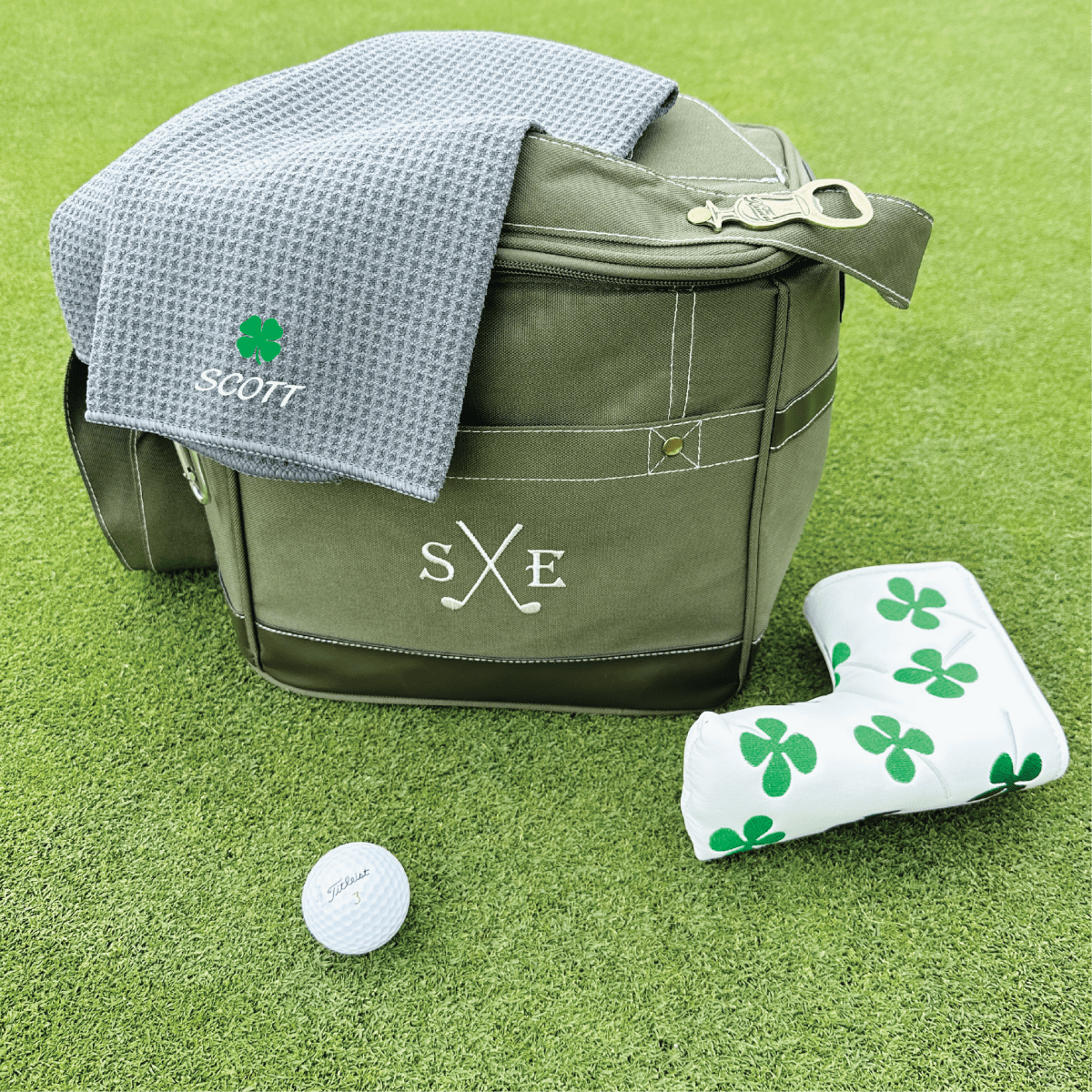 Unique Personalized Lucky Golfer Set Customized Gifts for Men by Groovy Guy