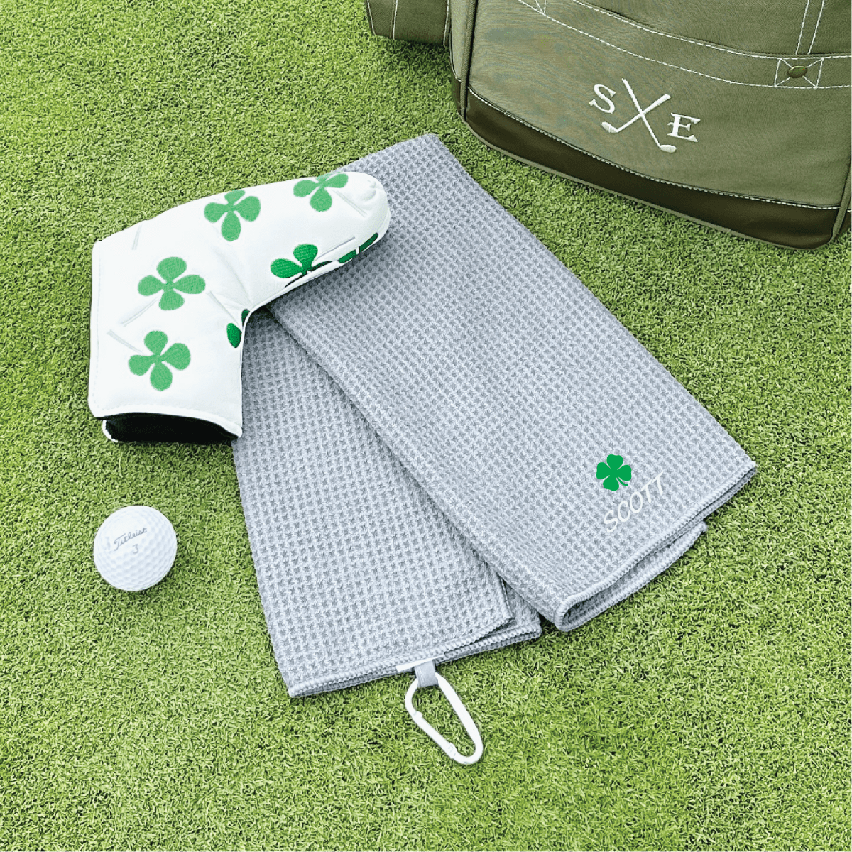 Unique Personalized Lucky Golfer Set Customized Gifts for Men by Groovy Guy