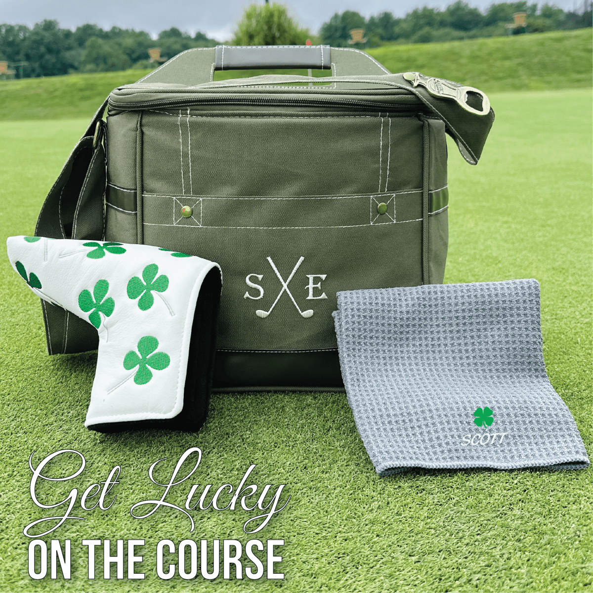 Unique Personalized Lucky Golfer Set Customized Gifts for Men by Groovy Guy