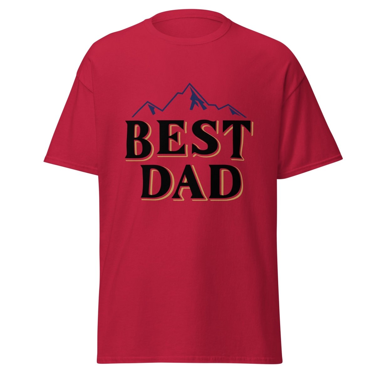 Unique Personalized Best Dad Mountains Shirt Customized Gifts for Men by Groovy Guy