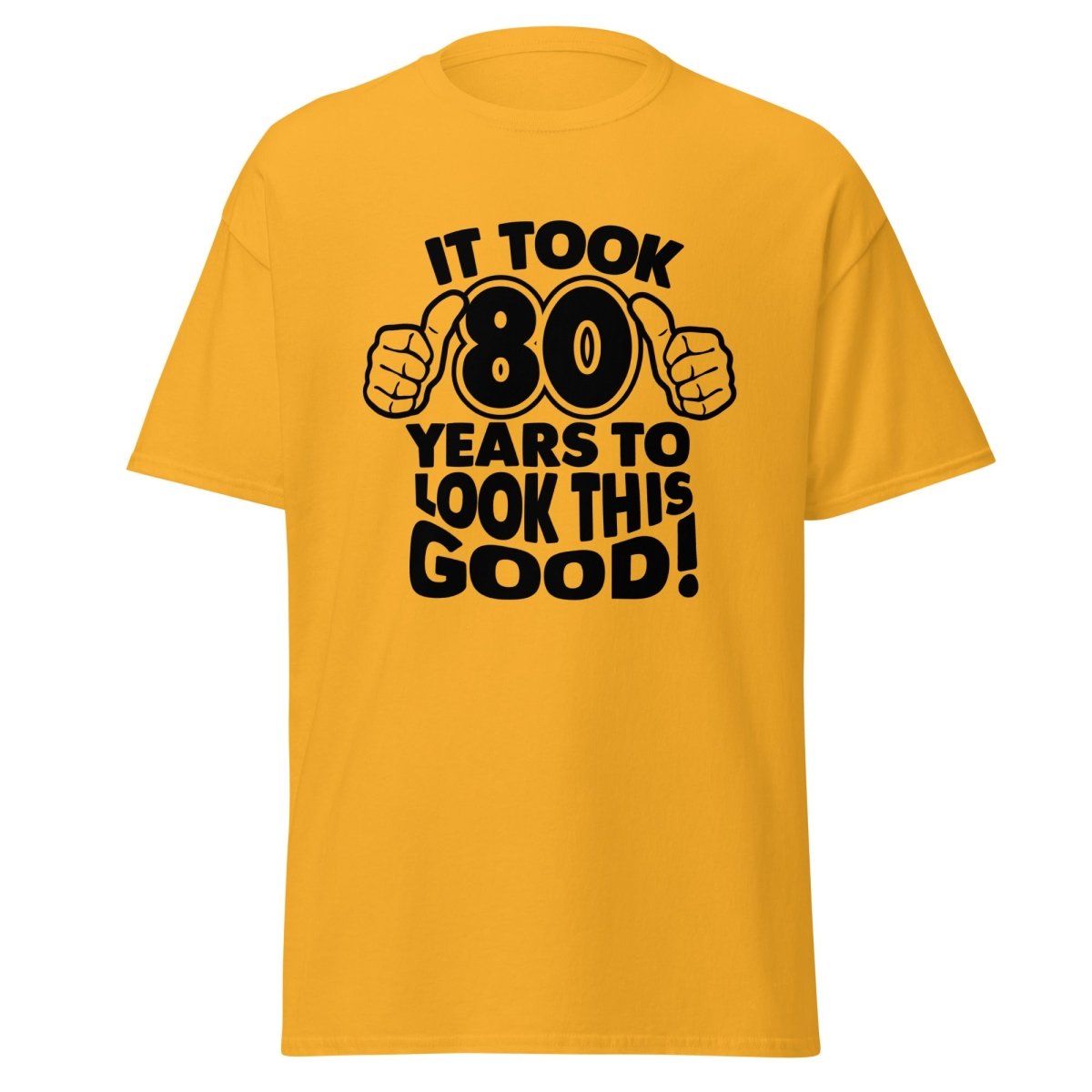 Unique Personalized 80th Birthday Shirt Customized Gifts for Men by Groovy Guy