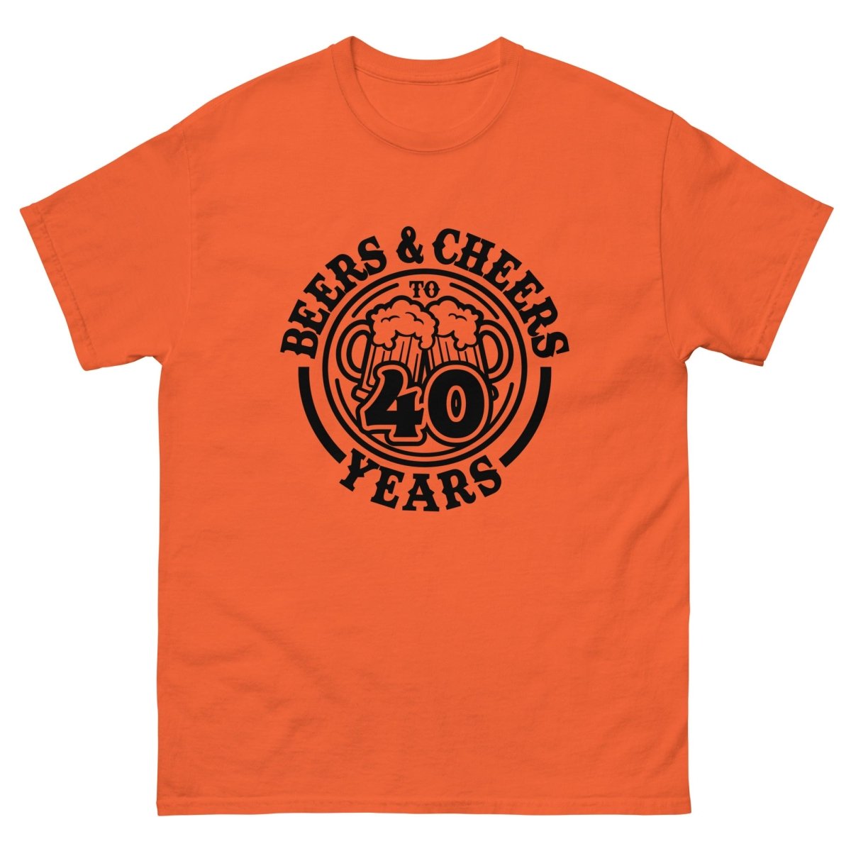 Unique Personalized Cheers to 40 Years Shirt Customized Gifts for Men by Groovy Guy