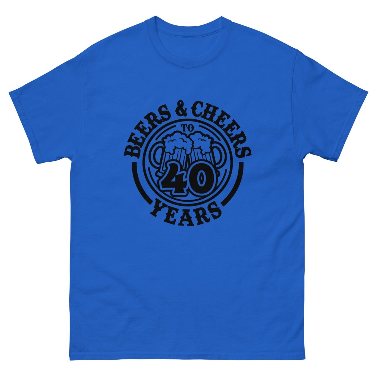 Unique Personalized Cheers to 40 Years Shirt Customized Gifts for Men by Groovy Guy