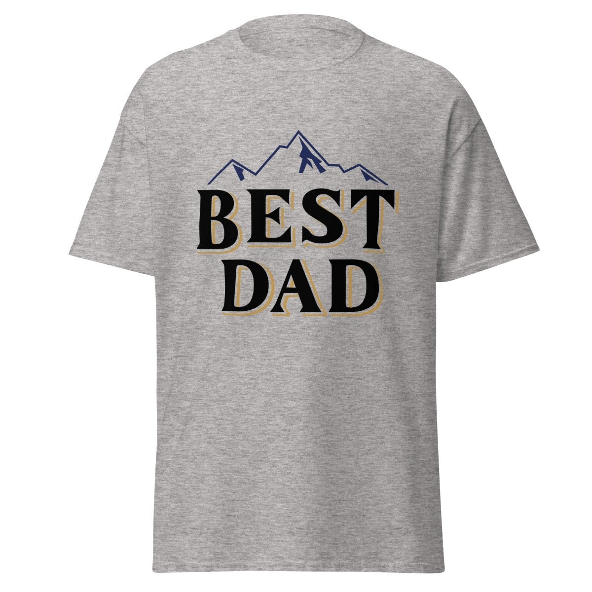 Unique Personalized Best Dad Mountains Shirt Customized Gifts for Men by Groovy Guy