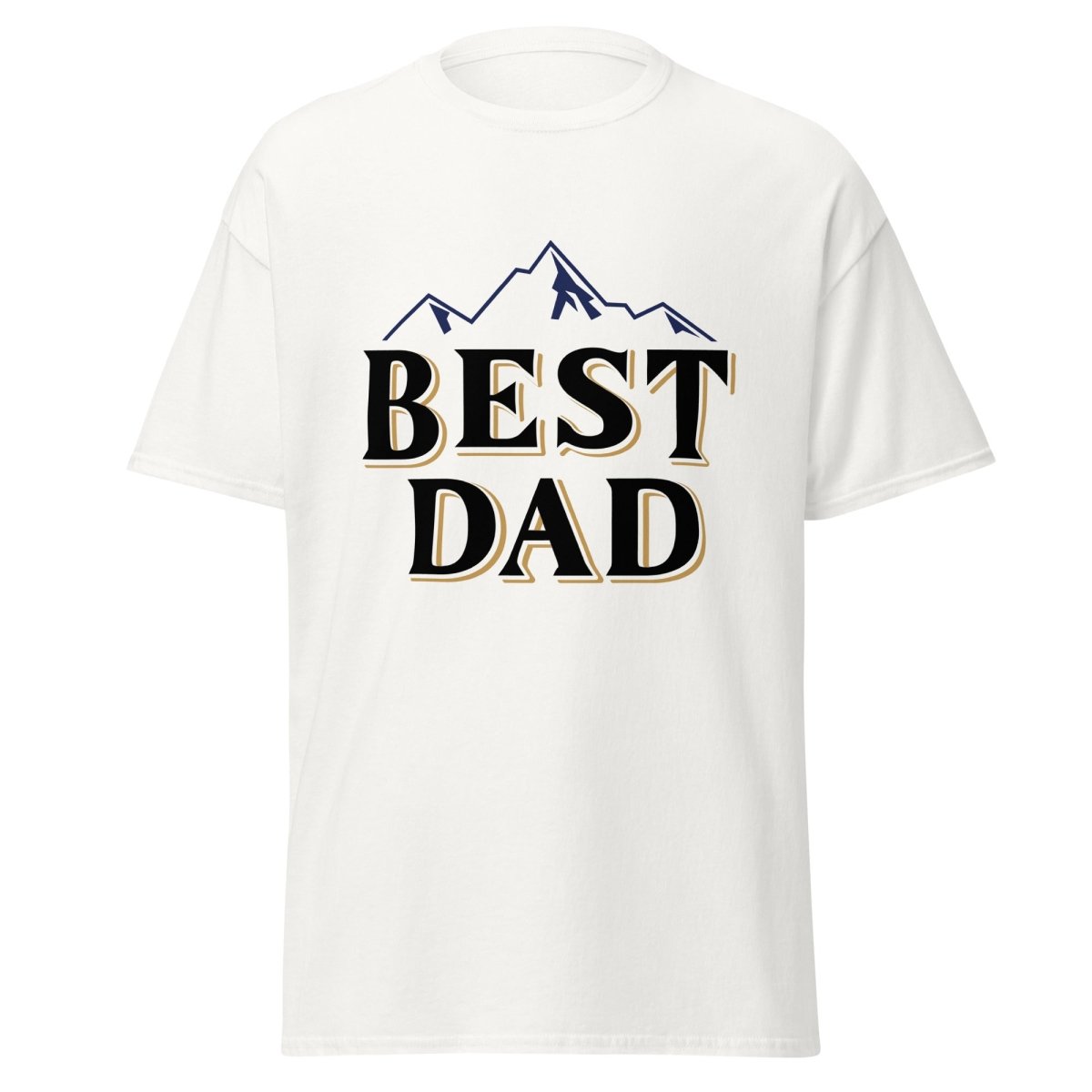 Unique Personalized Best Dad Mountains Shirt Customized Gifts for Men by Groovy Guy