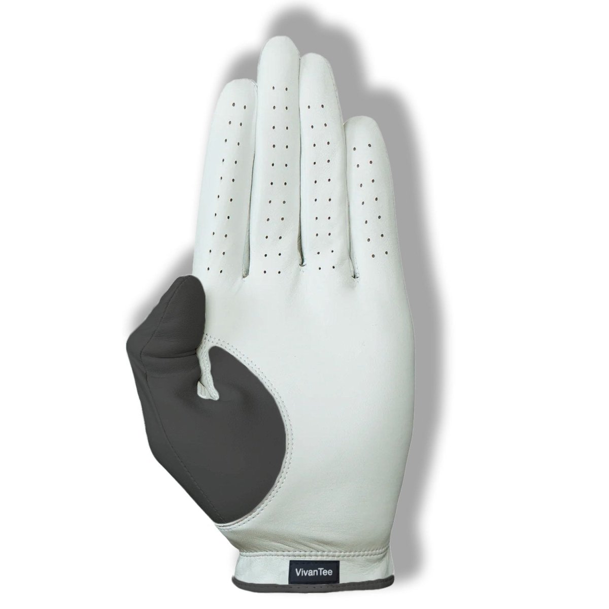 Unique Personalized Ember PearLES | Men's Grey Golf Glove Customized Men Sized Golf Gloves Gifts for Men by Groovy Guy
