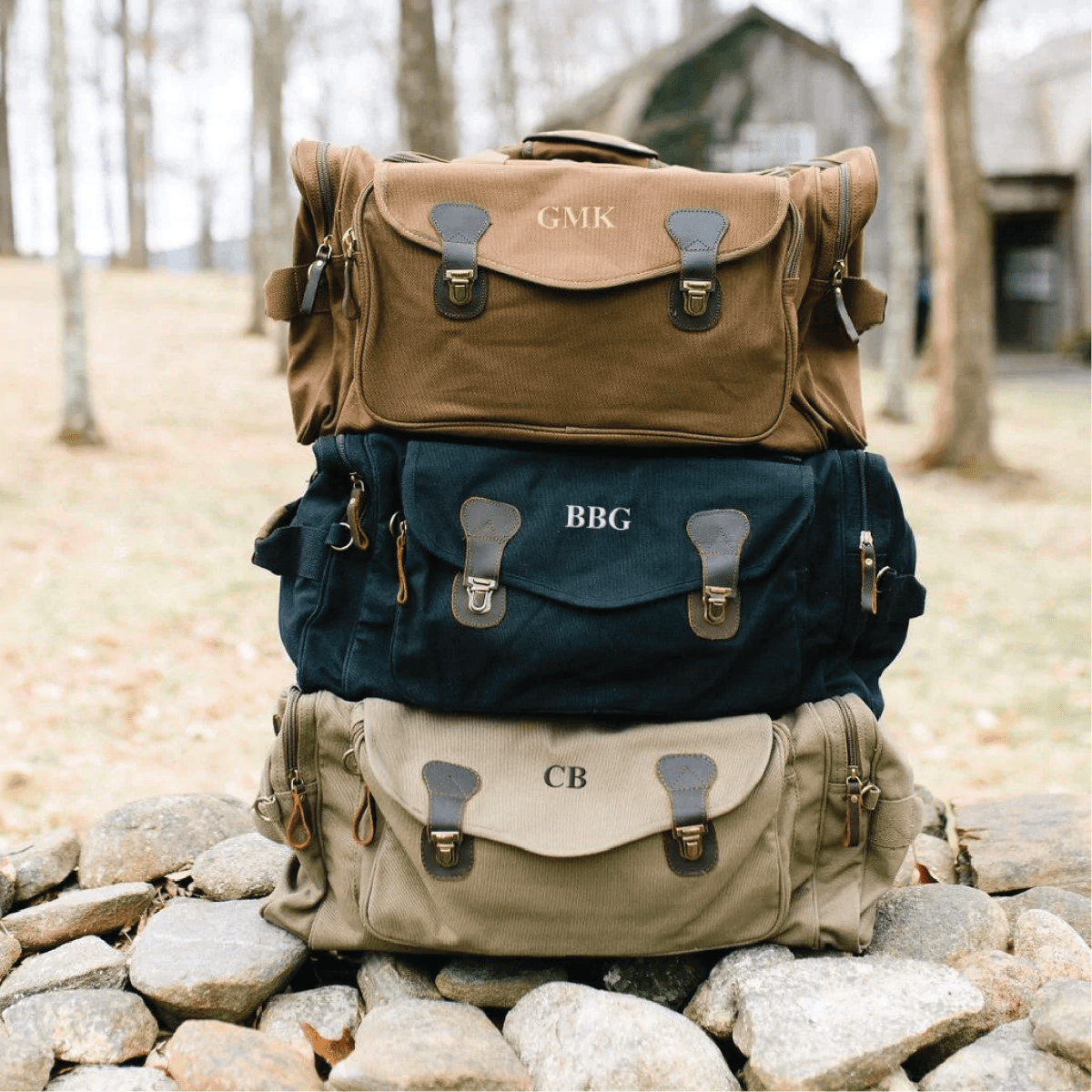 Unique Personalized Sentimental Personalized Duffle Bag Customized Fathers Day Gifts for Men by Groovy Guy