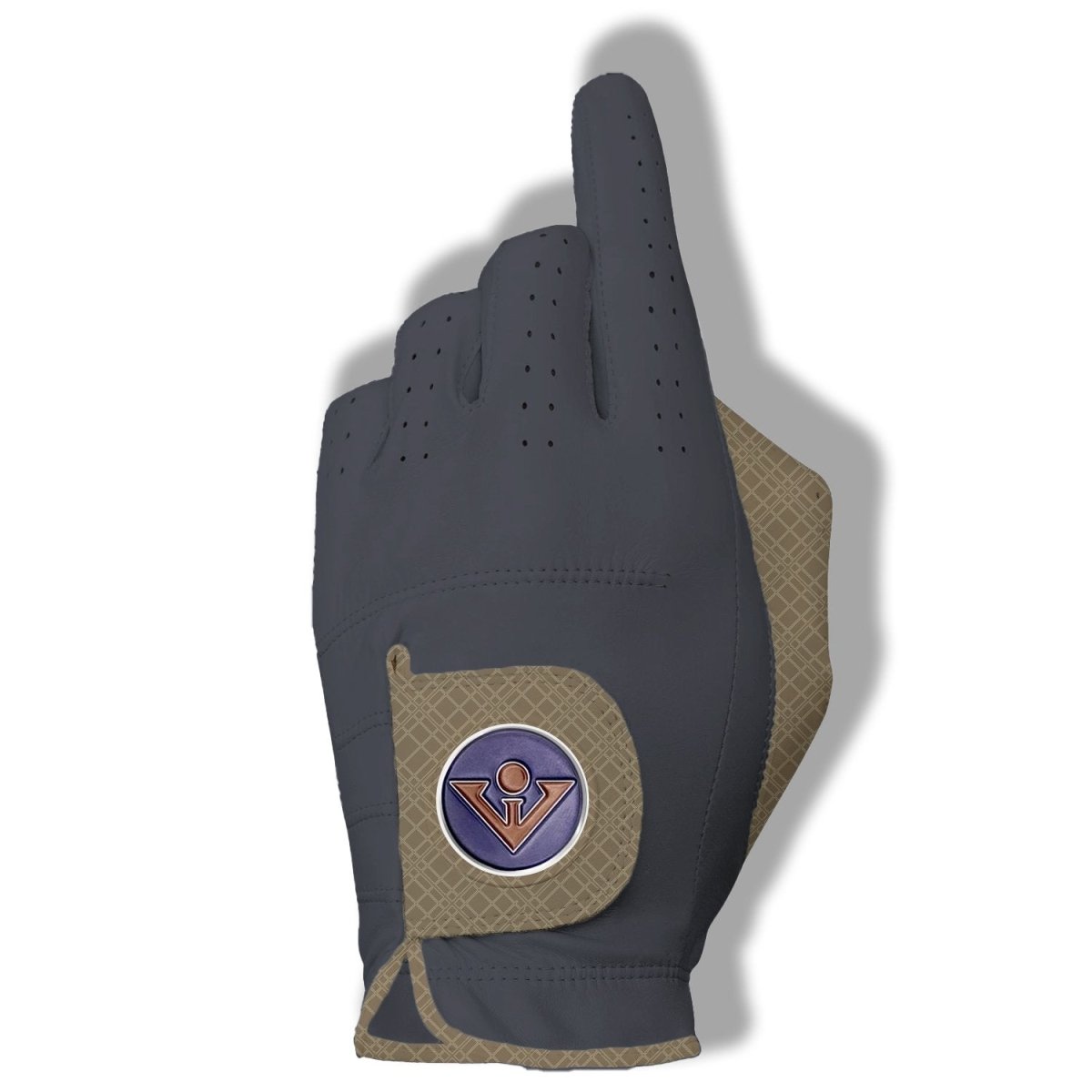 Unique Personalized Midnight Midtown | Men's Navy Blue Golf Glove Customized Men Sized Golf Gloves Gifts for Men by Groovy Guy