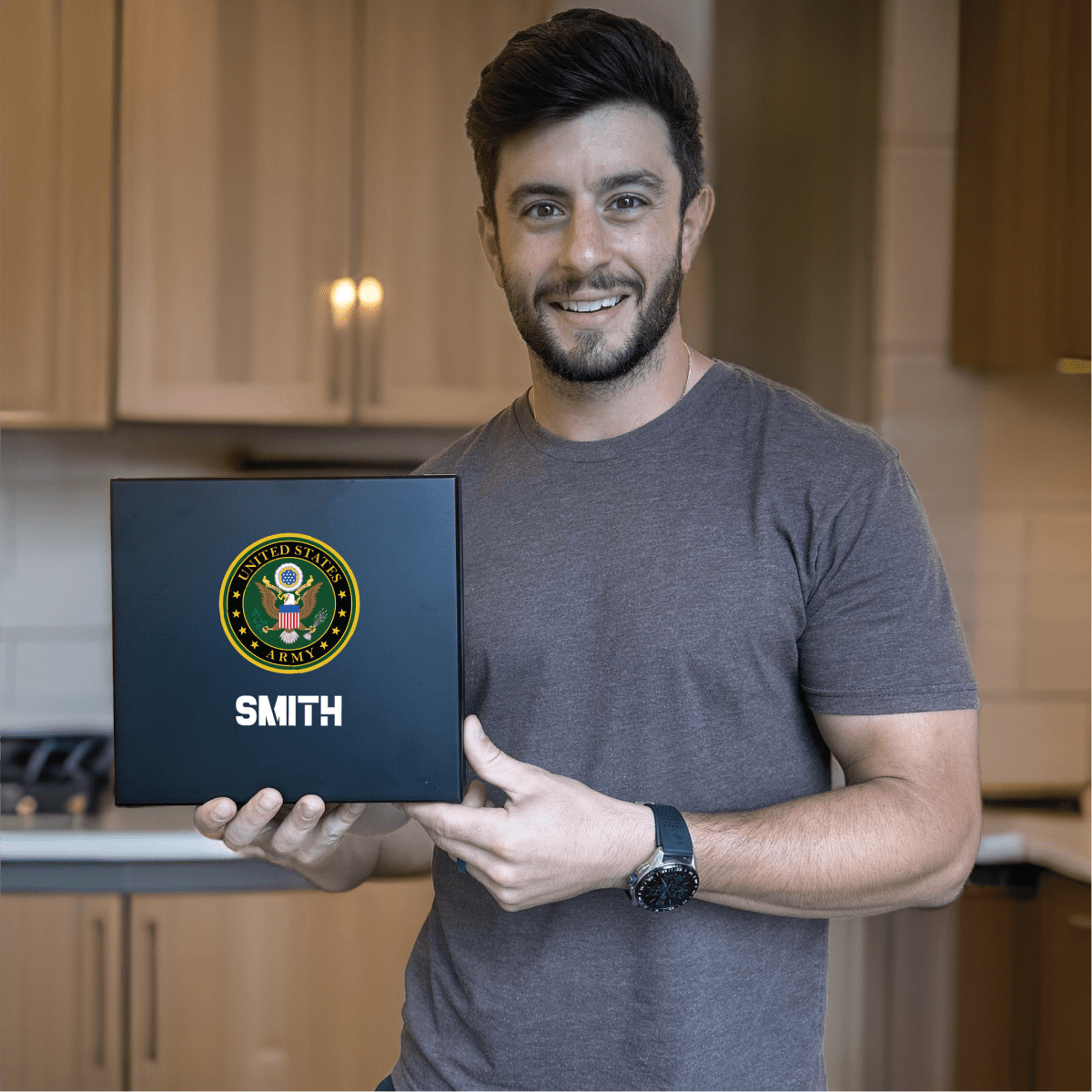 Unique Personalized Personalized Military Keepsake Box Customized Gifts for Men by Groovy Guy