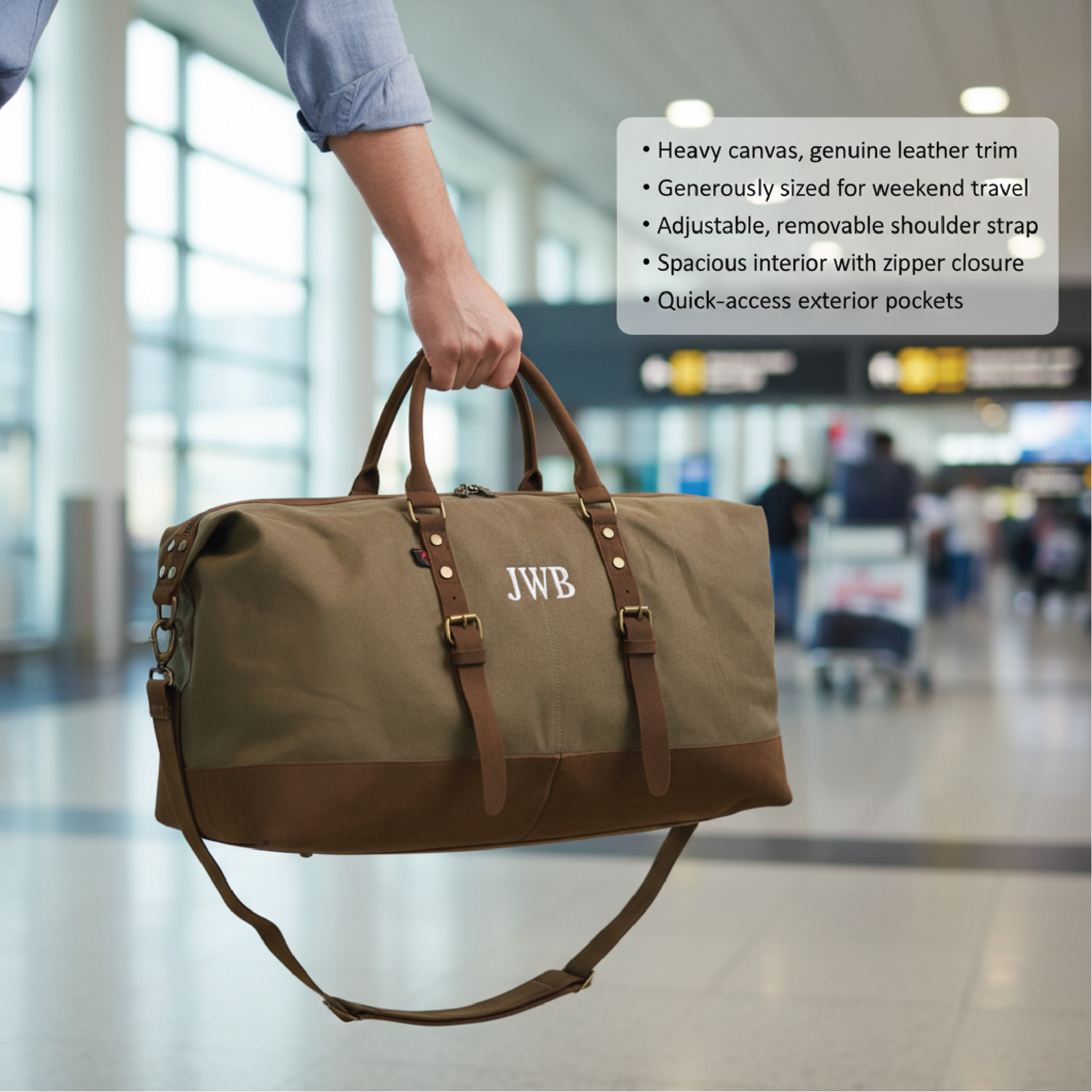 Workhorse Personalized Weekender Bag