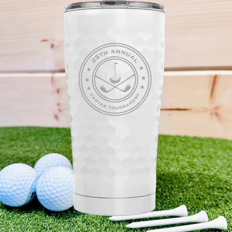 Unique Personalized Golf Tournament Tumbler Customized Golf Outing Gifts for Men by Groovy Guy