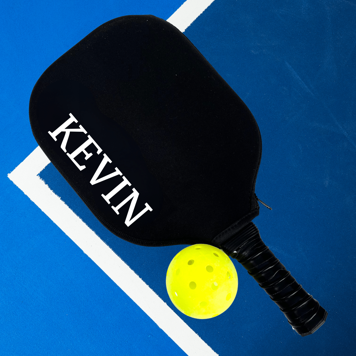 Unique Personalized Pickleball Paddle Cover Customized Gifts for Men by Groovy Guy
