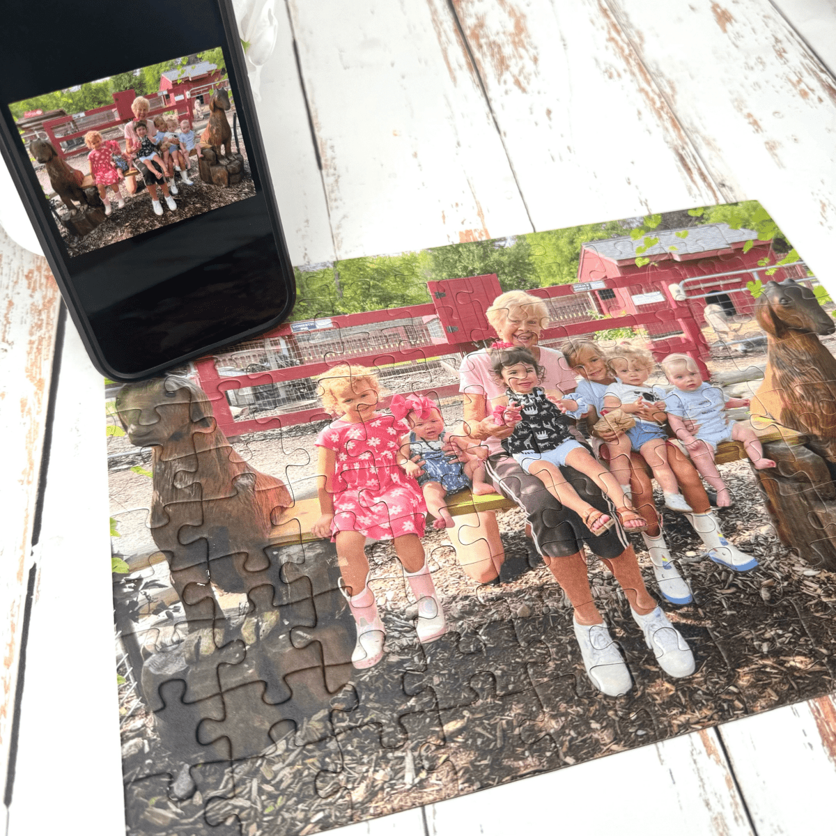 Unique Personalized Cherished Memories Photo Puzzle Customized Anniversary Gifts for Men by Groovy Guy