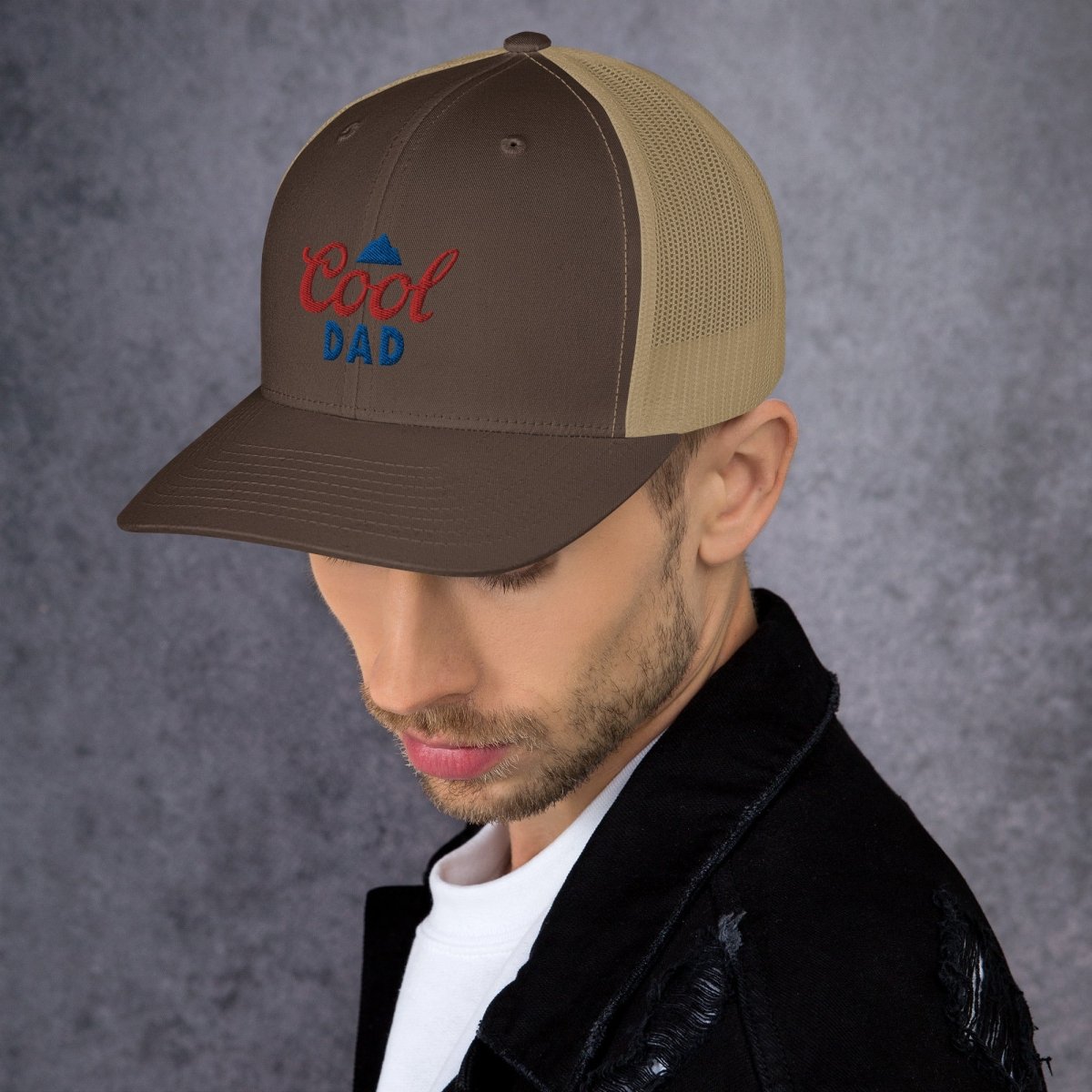 Unique Personalized Cool Dad Mountains Hat Customized Gifts for Men by Groovy Guy