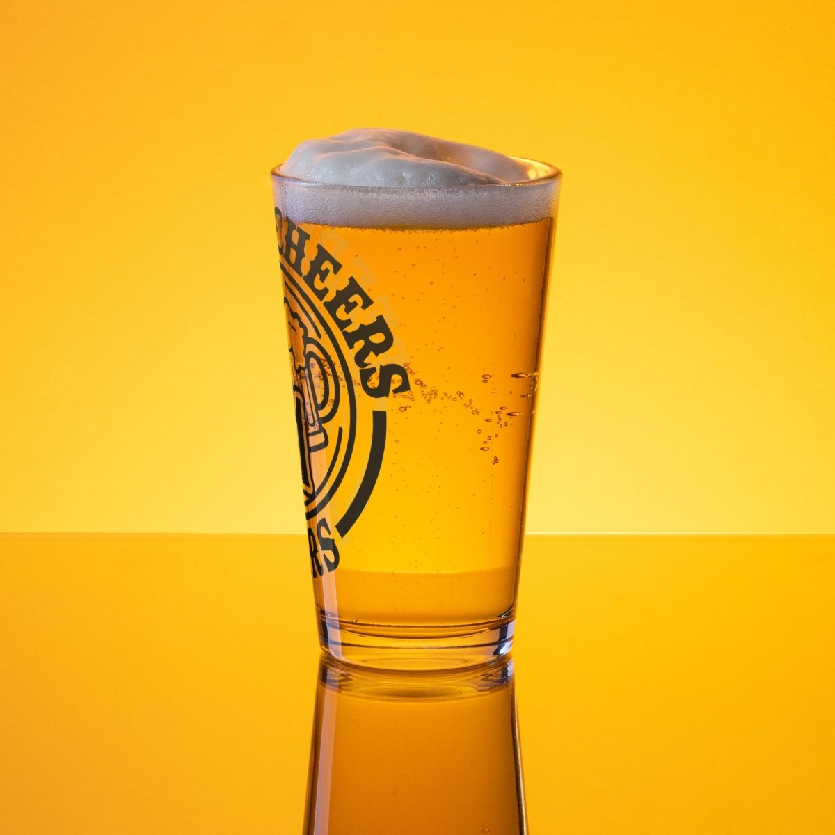 Unique Personalized Cheers to 21 Pint Glass Customized Gifts for Men by Groovy Guy