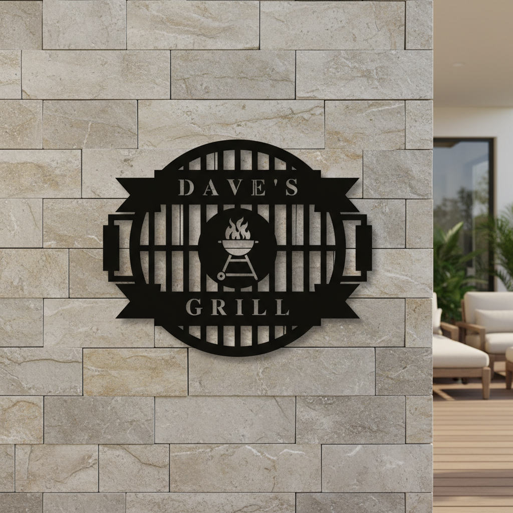 Grill Master Personalized Sign