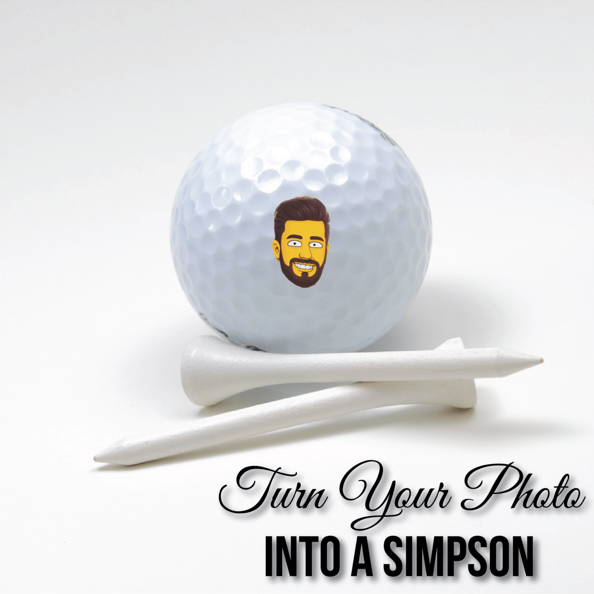 Unique Personalized Homer's Balls Customized golf ball Gifts for Men by Groovy Guy