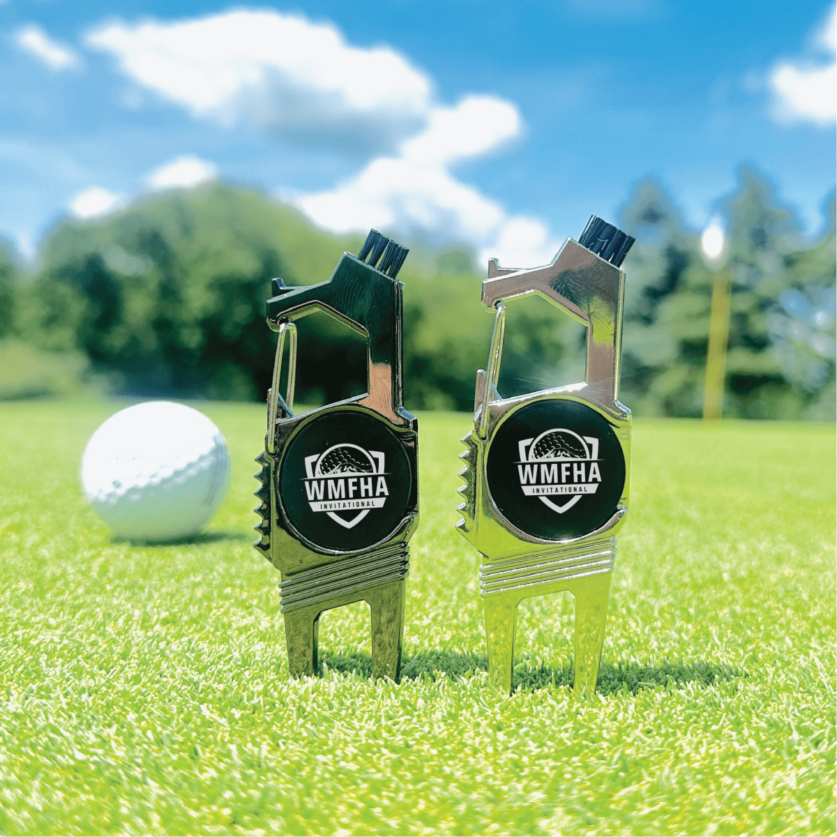Unique Personalized 5 - in - 1 Golf Multi Tool with Custom Logo Customized Golf Gifts for Men by Groovy Guy