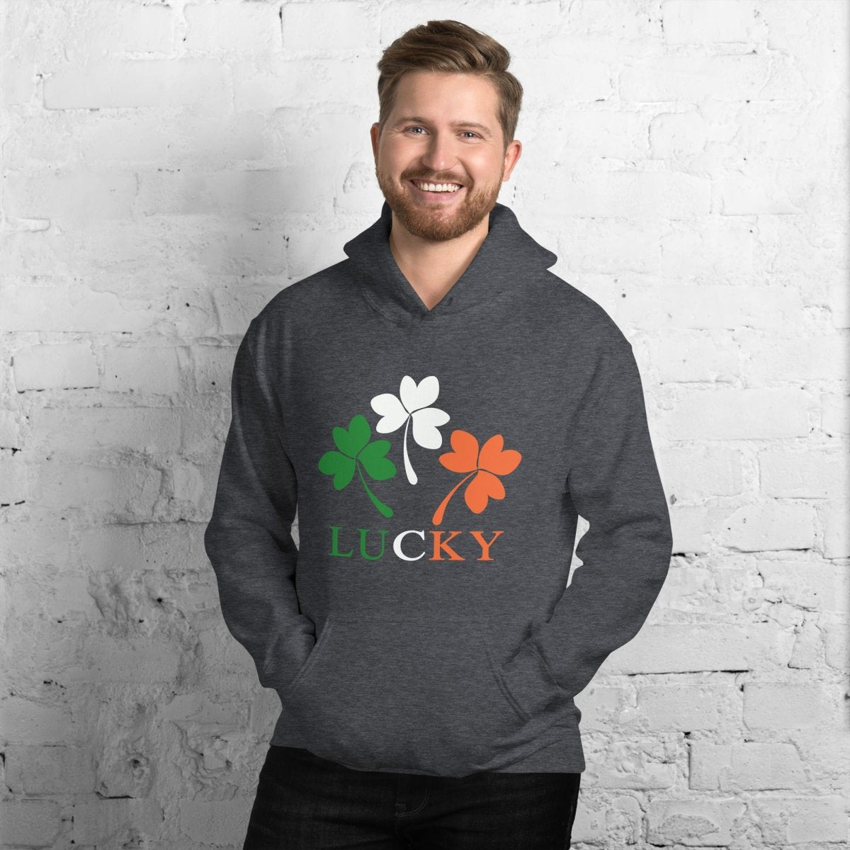 Unique Personalized Luck of the Irish Hoodie Customized Gifts for Men by Groovy Guy