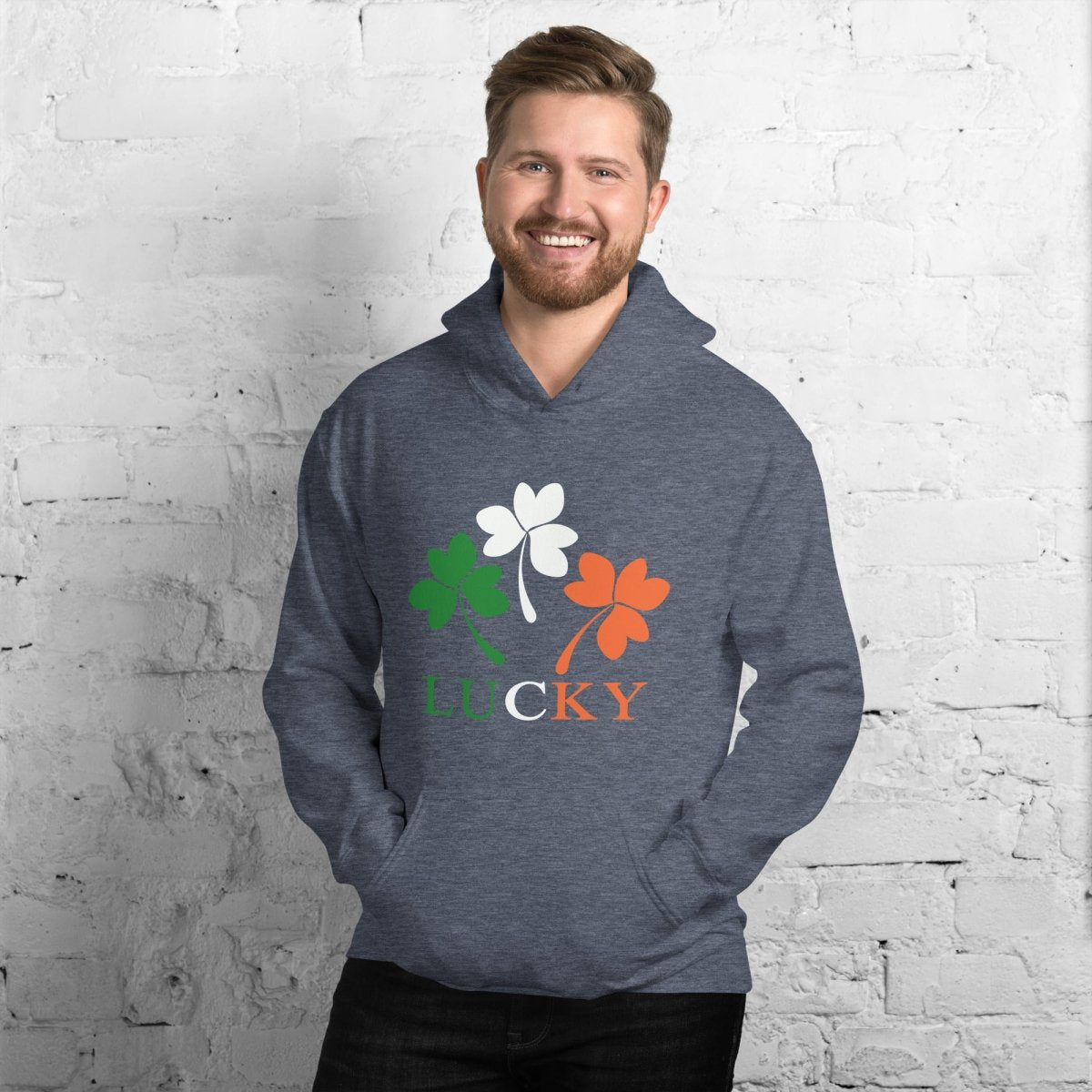 Unique Personalized Luck of the Irish Hoodie Customized Gifts for Men by Groovy Guy