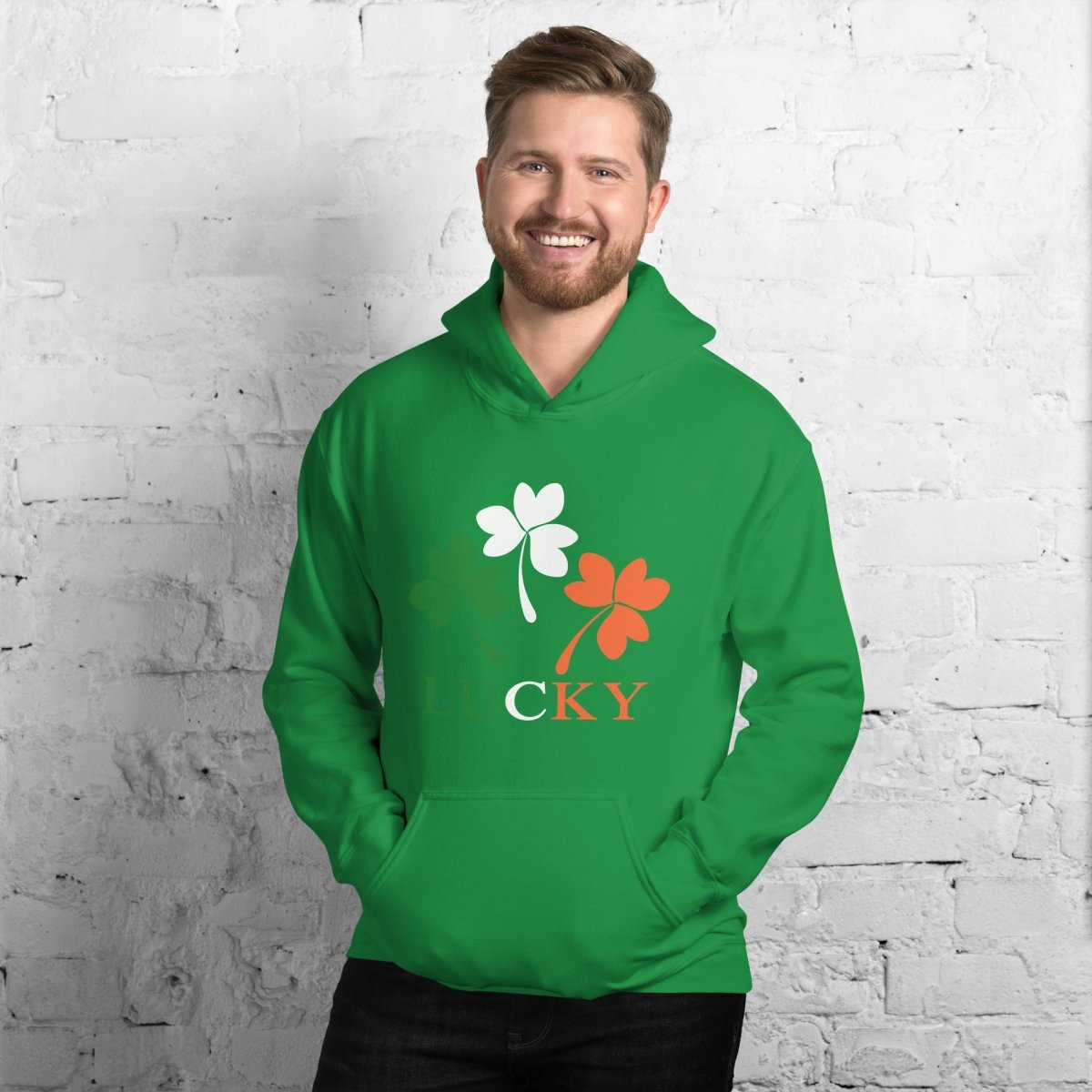 Unique Personalized Luck of the Irish Hoodie Customized Gifts for Men by Groovy Guy