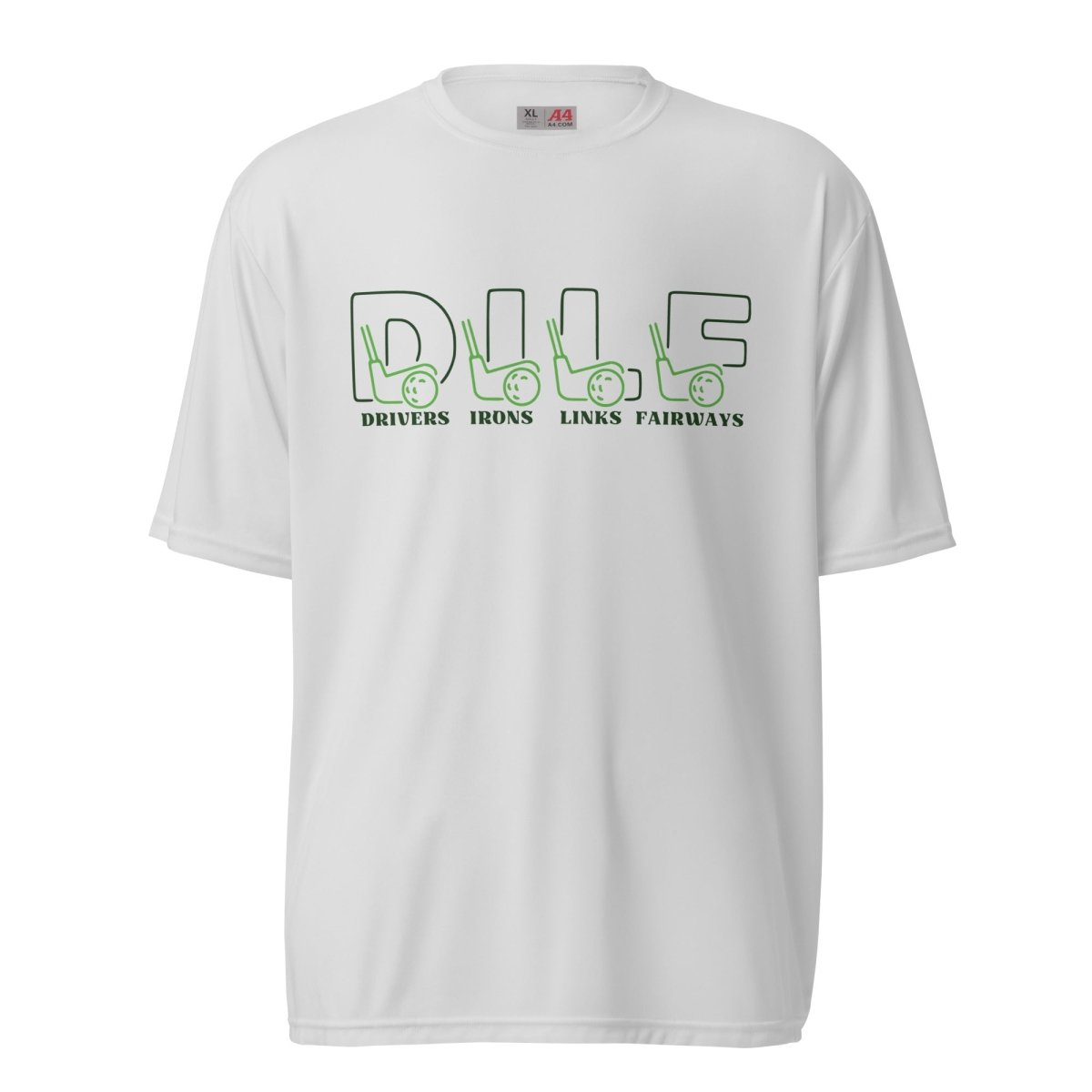 Unique Personalized Performance Golfer DILF Shirt Customized Gifts for Men by Groovy Guy