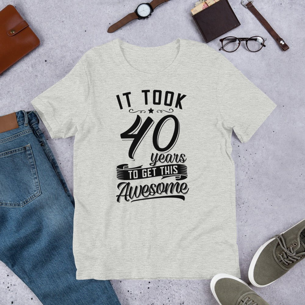 Unique Personalized 40th Birthday Shirt Customized Gifts for Men by Groovy Guy