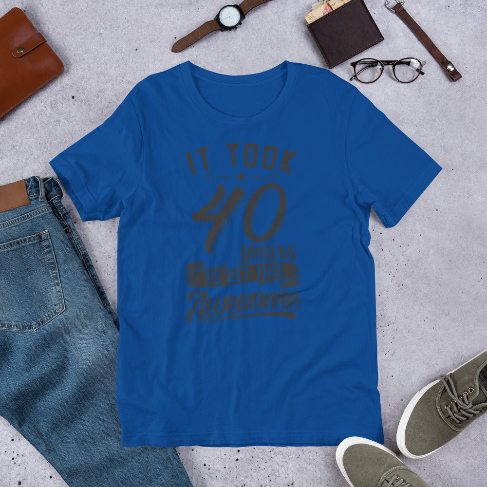 Unique Personalized 40th Birthday Shirt Customized Gifts for Men by Groovy Guy