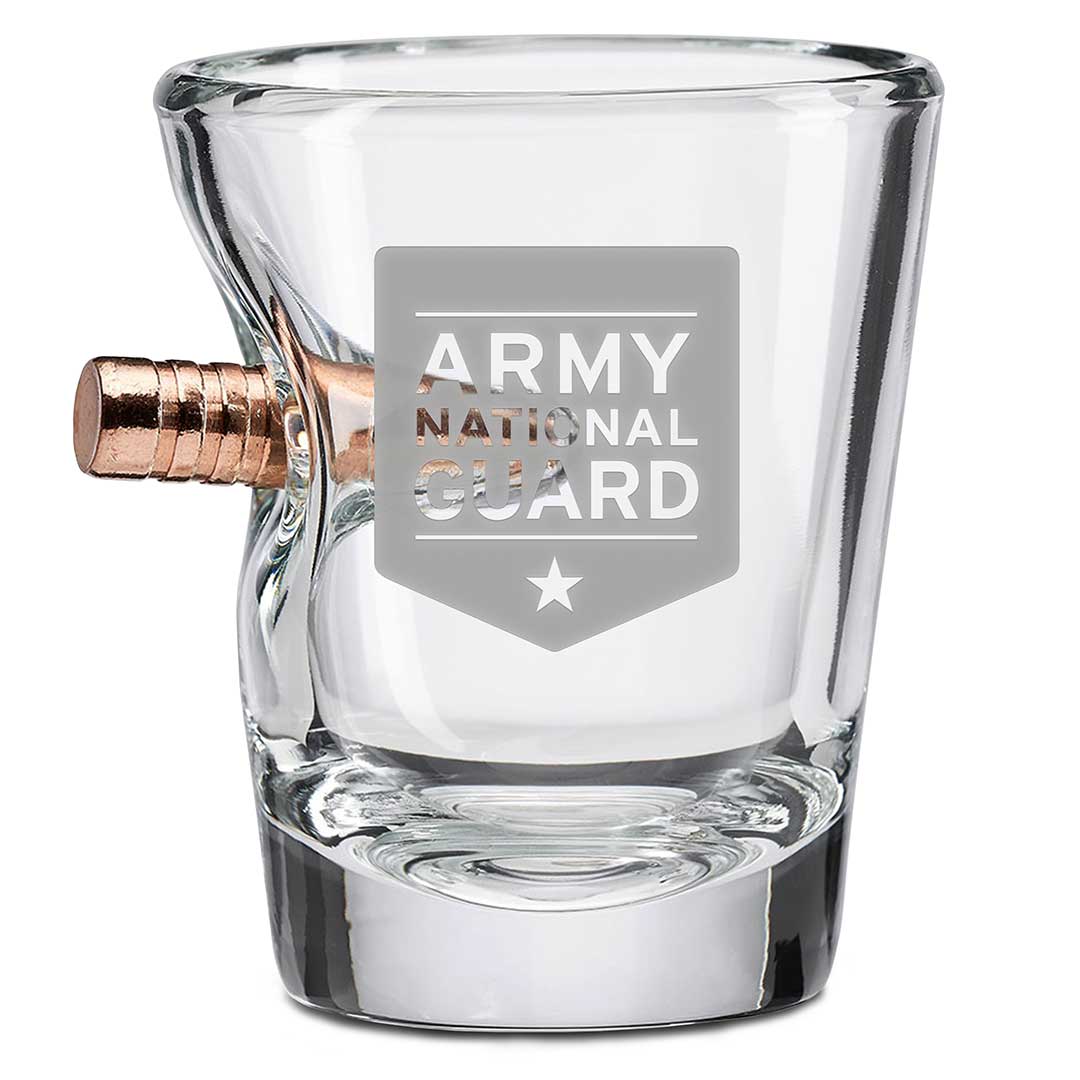 Unique Personalized US Military Bar Glasses Customized Handmade Glass Gifts for Men by Groovy Guy