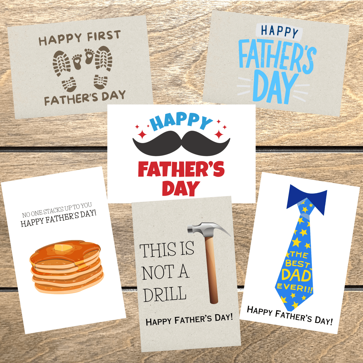 Unique Personalized Happy Father's Day Cards Customized Greeting & Note Cards Gifts for Men by Groovy Guy