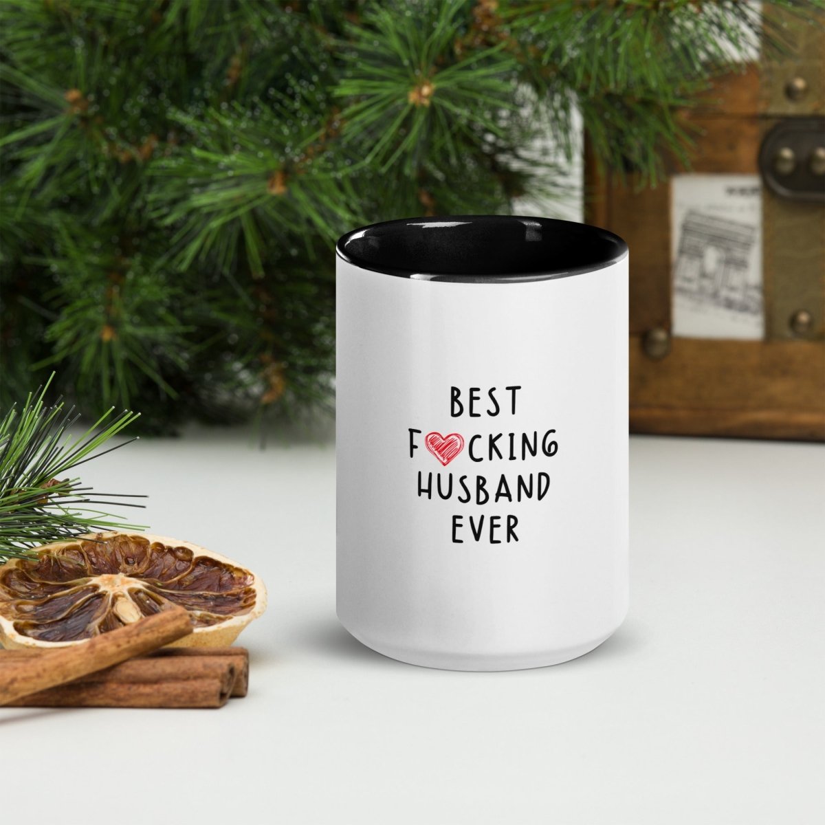 Unique Personalized Best F*ing Husband Ever Coffee Mug Customized Gifts for Men by Groovy Guy