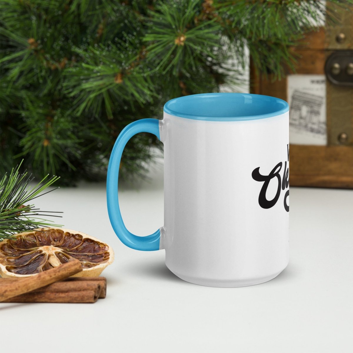 Unique Personalized World's Okayest Dad Coffee Mug Customized Coffee & Tea Cups Gifts for Men by Groovy Guy