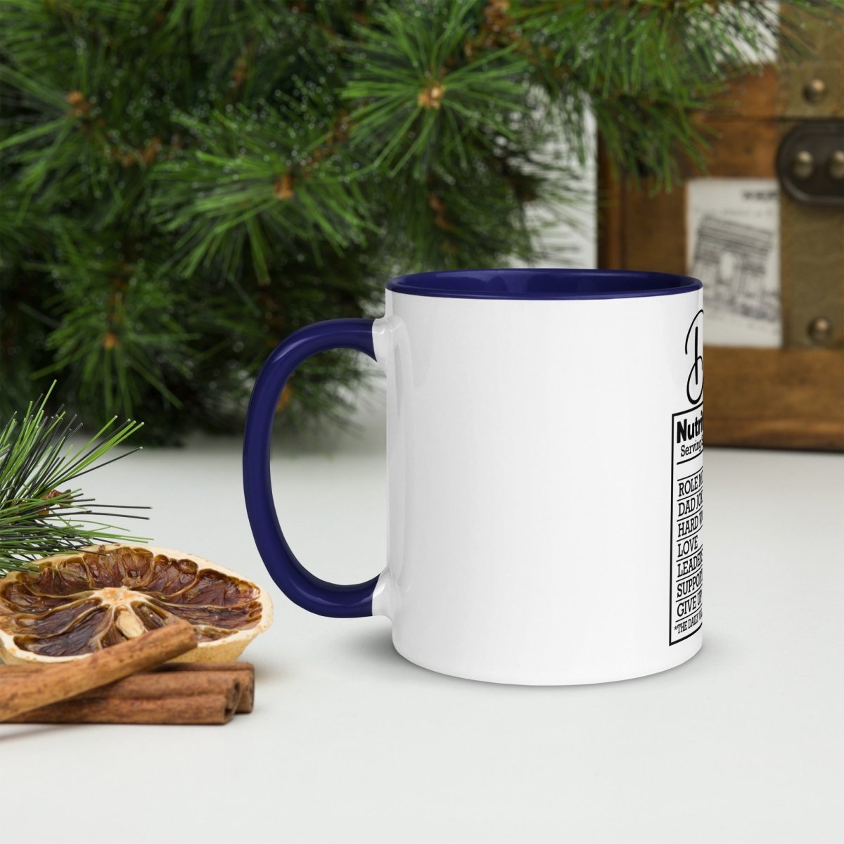 Unique Personalized Dads Nutritional Coffee Mug Customized Coffee & Tea Cups Gifts for Men by Groovy Guy