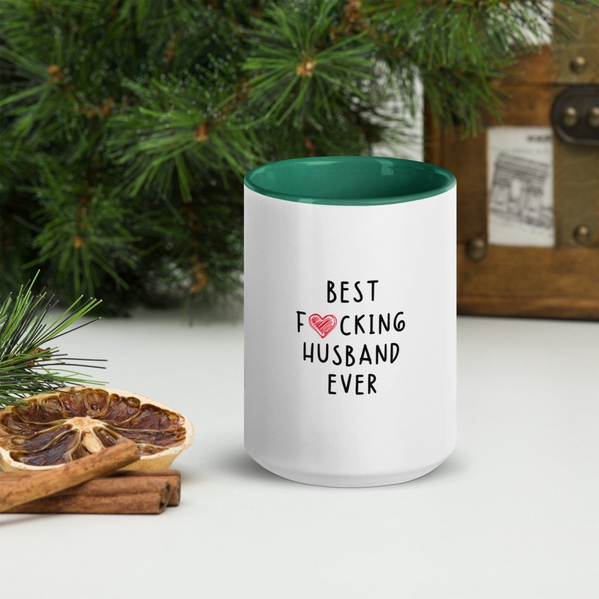 Unique Personalized Best F*ing Husband Ever Coffee Mug Customized Gifts for Men by Groovy Guy