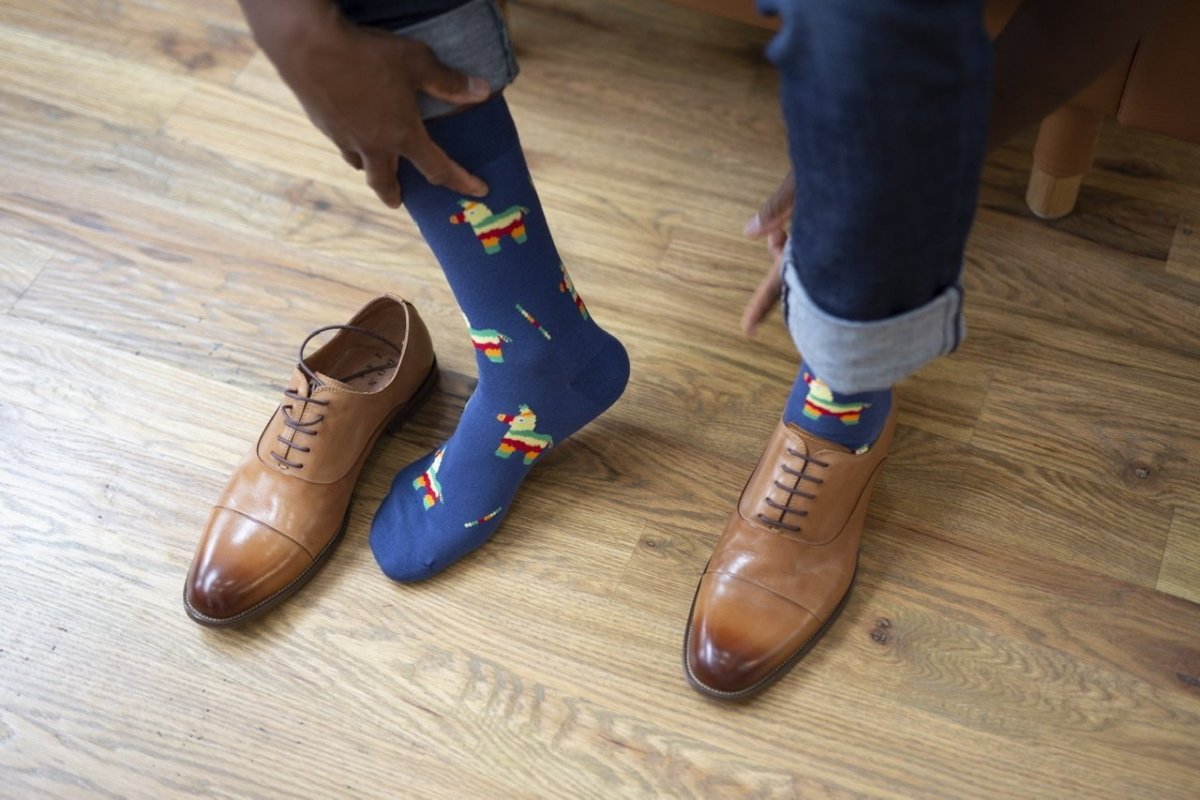 Unique Personalized Silly Socks Customized Wearables Gifts for Men by Groovy Guy