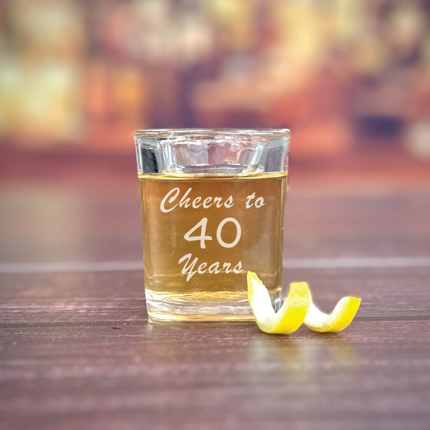 Unique Personalized Birthday Boozing Customized Shot Glasses Gifts for Men by Groovy Guy