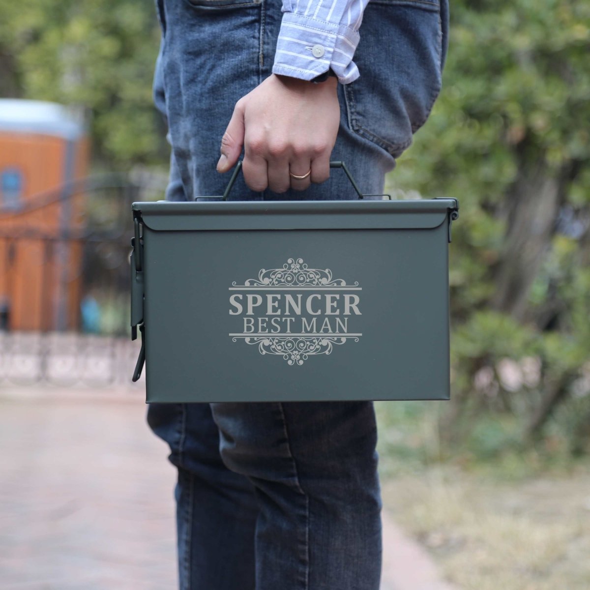 Unique Personalized Custom Ammo Can Customized Groomsman Gifts Gifts for Men by Groovy Guy