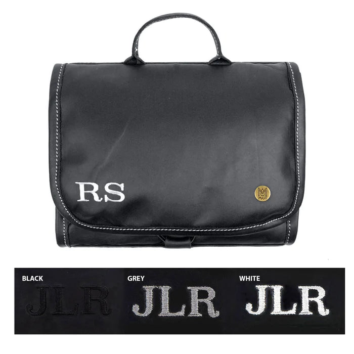 Unique Personalized Leather Mens Toiletry Bag Customized Dopp Kit Gifts for Men by Groovy Guy