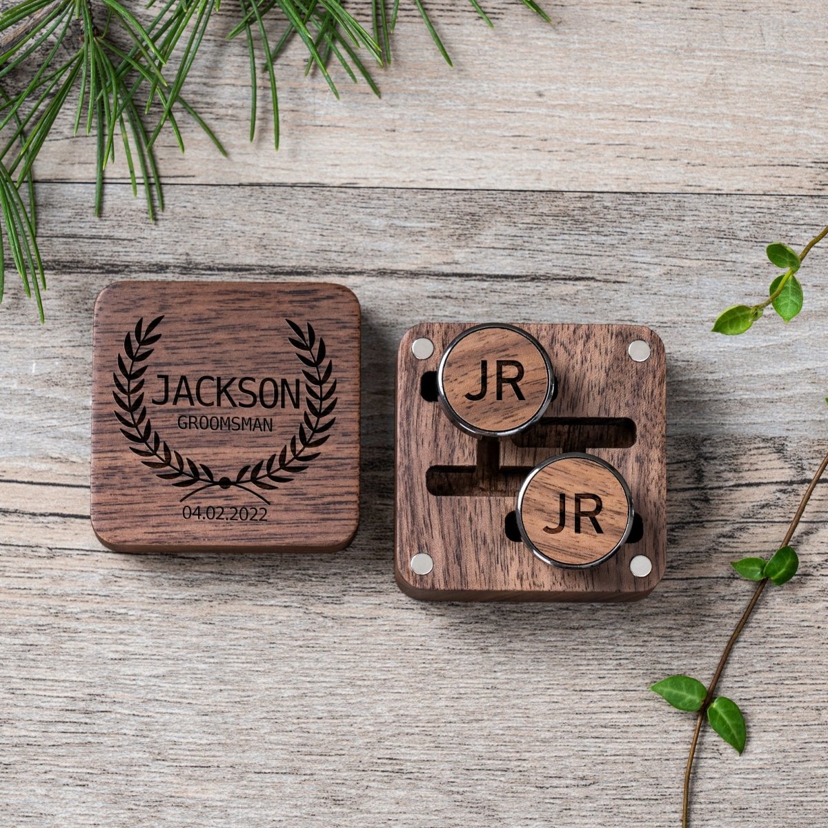 Unique Personalized Custom Wedding Cufflinks Customized cufflinks Gifts for Men by Groovy Guy