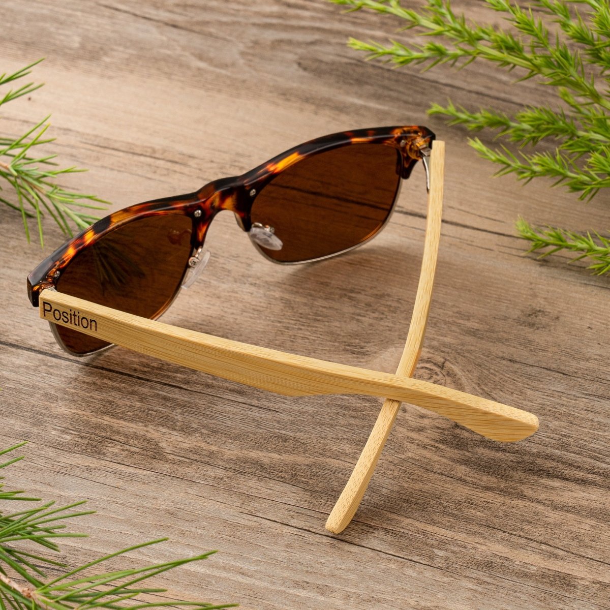 Unique Personalized Wooden Clubmasters Customized Sunglasses Gifts for Men by Groovy Guy