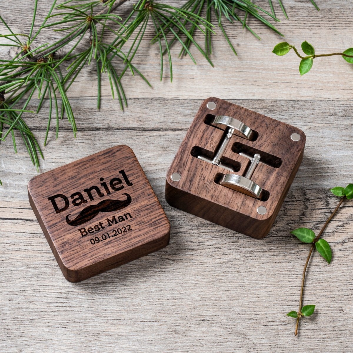 Unique Personalized Custom Wedding Cufflinks Customized cufflinks Gifts for Men by Groovy Guy