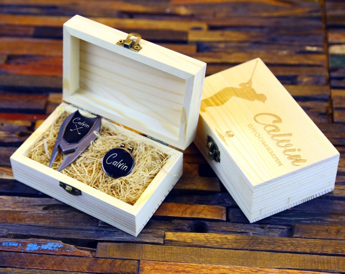 Unique Personalized On the Greens Golf Gift Set Customized Golf Gifts for Men by Groovy Guy