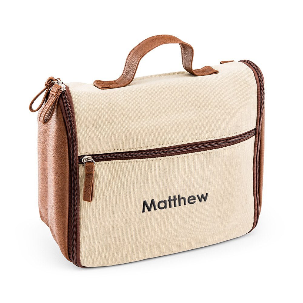 Unique Personalized Trendy Toiletry Bag Customized Bar Gifts for Men by Groovy Guy