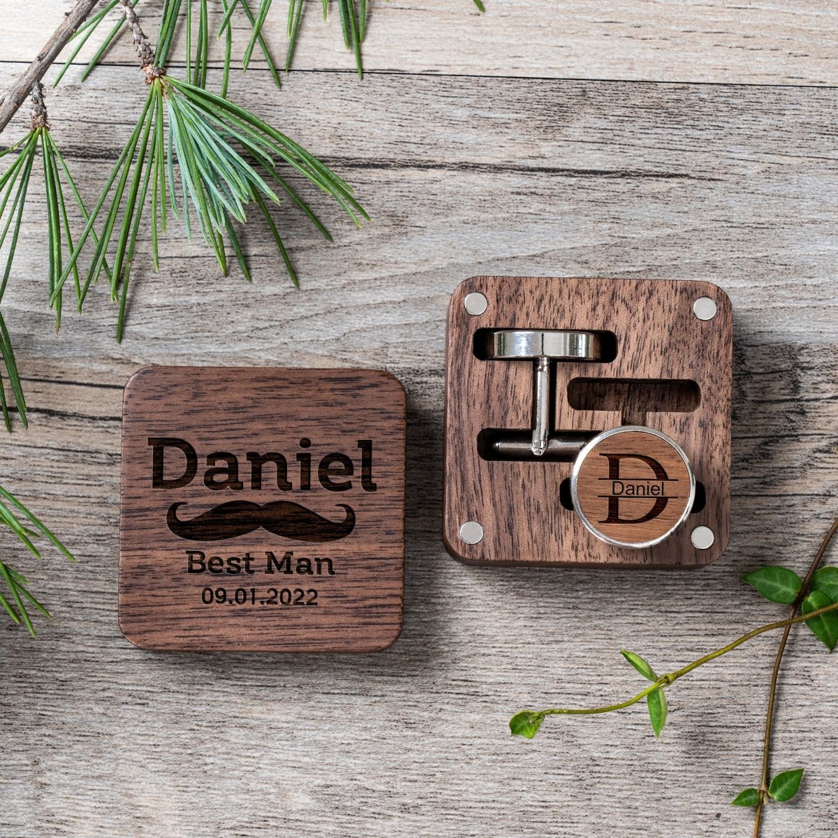 Unique Personalized Custom Wedding Cufflinks Customized cufflinks Gifts for Men by Groovy Guy