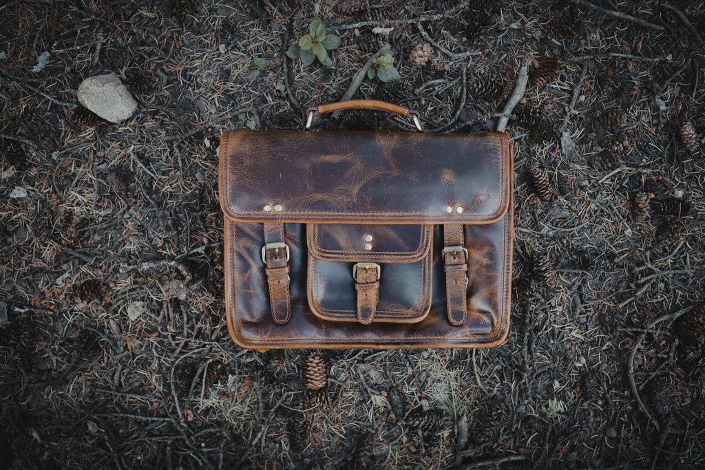 Unique Personalized Rugged Businessmen's Briefcase Customized Messenger Bag Gifts for Men by Groovy Guy