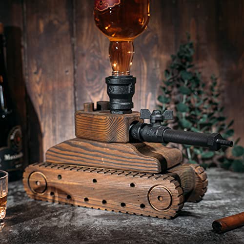 Unique Personalized Tank Liquor Dispenser Customized Gifts for Men by Groovy Guy
