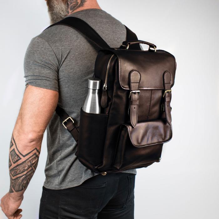 Unique Personalized The City Backpack Customized Man Bags Gifts for Men by Groovy Guy